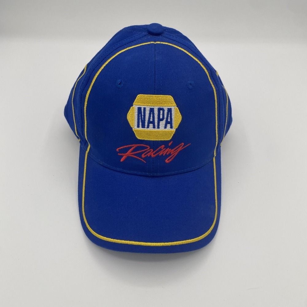 NAPA Racing #55 Michael Waltrip MWR‎ Hat Blue Yellow Embroidered Cap NWOT